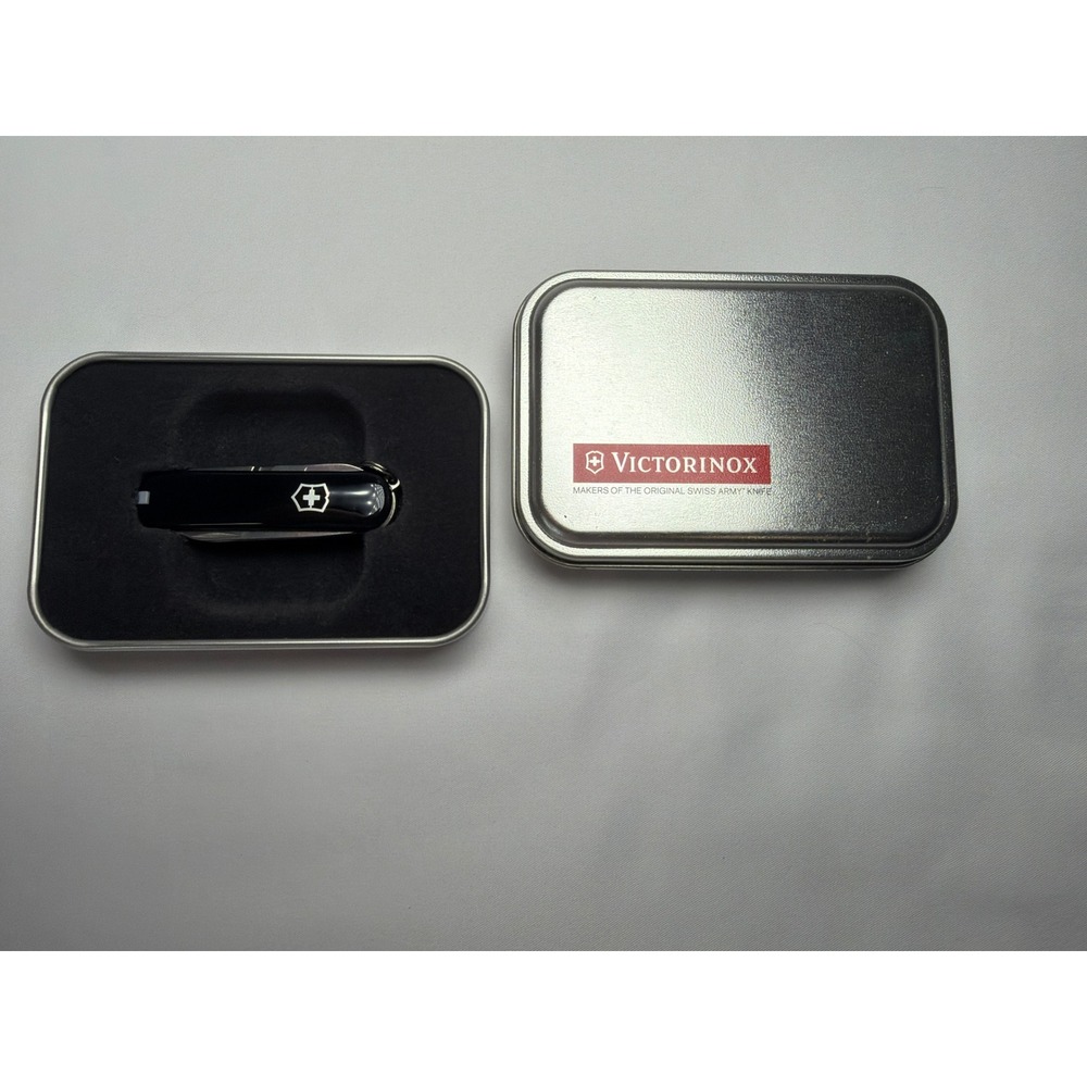 Classic Victorinox SD Pocket Knife Unisex Small Black Excellent